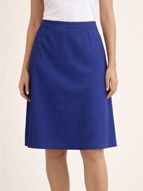 George Cobalt A-Line Skirt